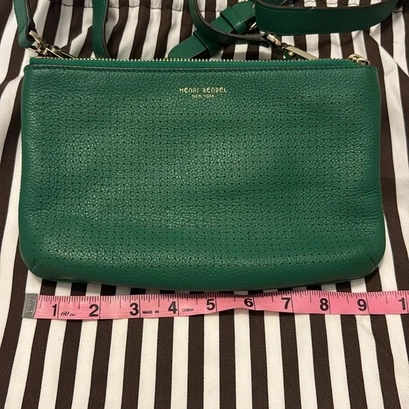 Henri Bendel crossbody 3 in 1 handbag, Kelly green - Picture 7 of 11